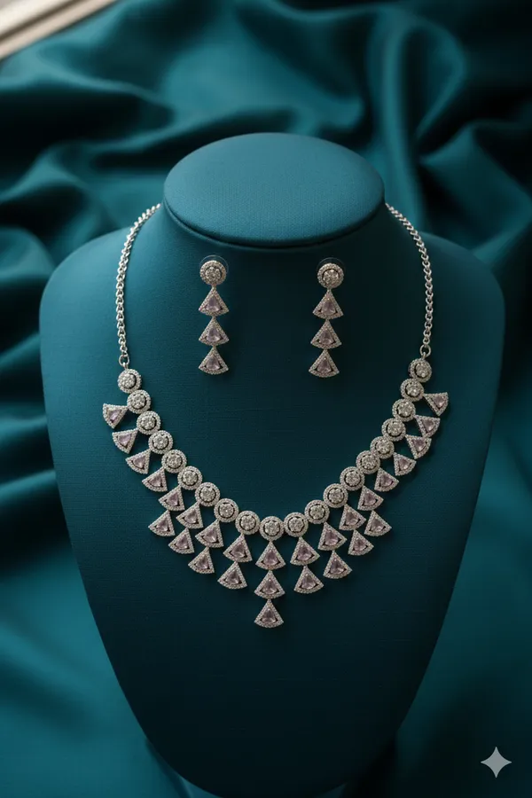 Pink_American_Diamond_Cubic_Zirconia_Necklace_with_Earrings_for_Women
