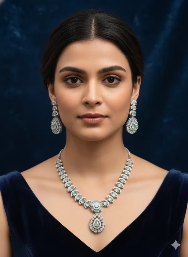 Mint_Green_American_Diamond_Necklace_with_Earring_Set_for_Women