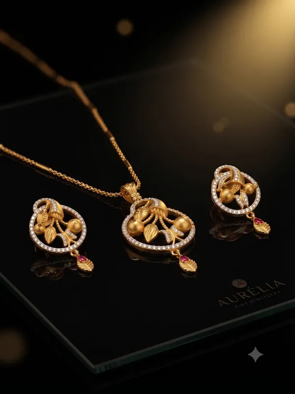 Elegant_Filigree_Floral_Pendant_&_Earrings_Set
