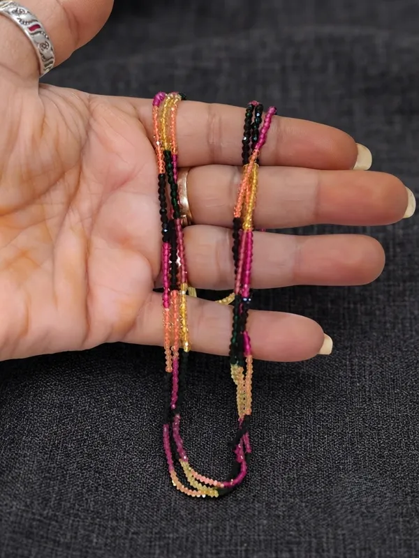 Multi-Strand_Multicolor_Micro-Faceted_Spinel_Bead_Necklace_–_Layered_Color-Blocked_Dainty_Gemstone_Mala_for_Women