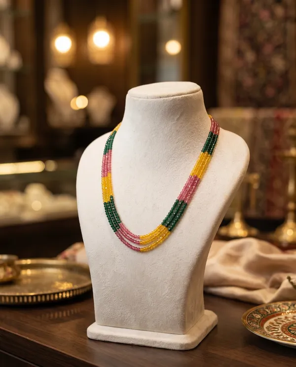 Multicolor_3-Strand_Crystal_Bead_Necklace_–_Vibrant_Pink,_Yellow_&_Emerald_Green_Faceted_Mala_