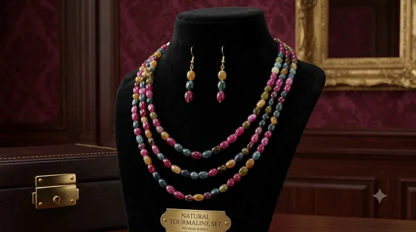 Pachranga_Multi-Strand_Gemstone_Mala_with_Matching_Dangles