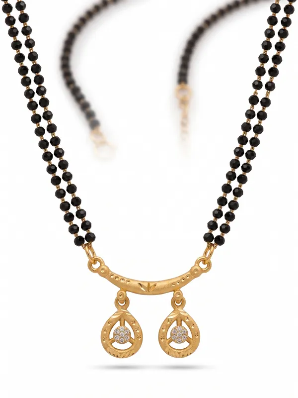 Premium_Gold-Plated_Double_Layer_Twin_Teardrop_Mangalsutra_for_Women_|_Twin_Teardrop_CZ_Pendant_