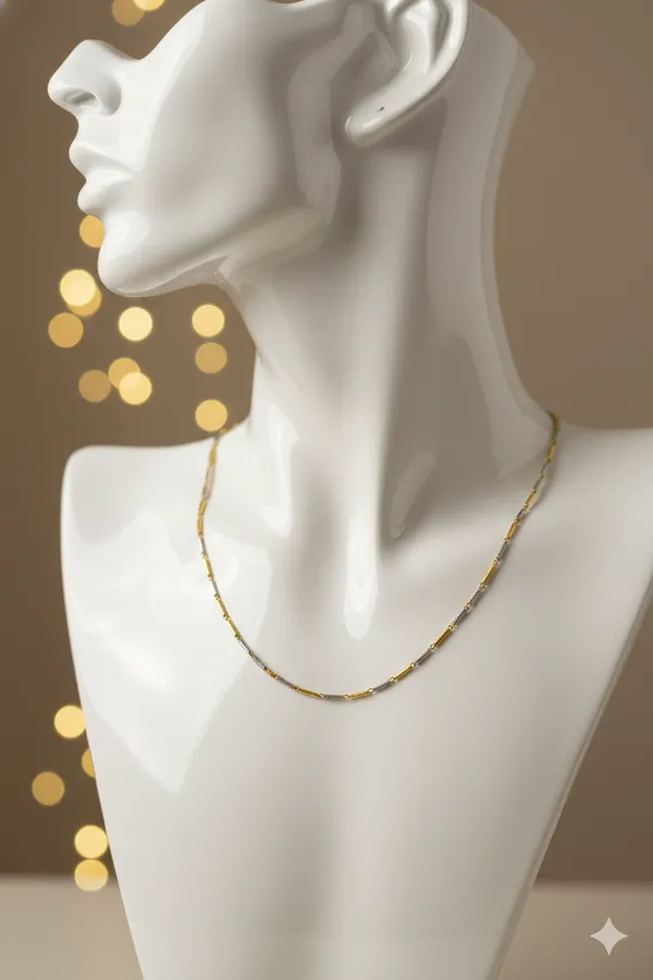 Two_Toned_rice_beads_Gold_Chain_with_Spaced_Tube_Accents