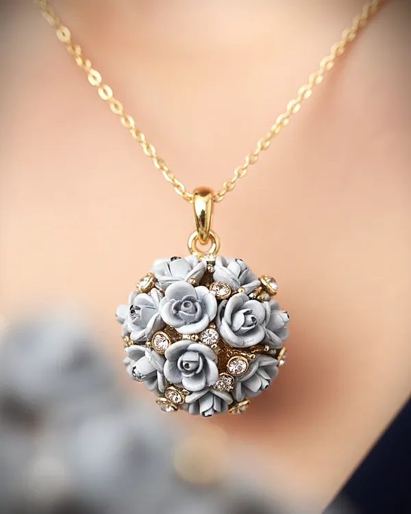 Rose_Bloom_Sculpted_Floral_Korean_Pendant_&_Stud_Set