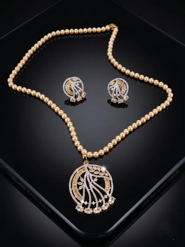 Premium_Pearl_Gold-Tone_Necklace_Set_with_Designer_Pendant_&_Matching_Earrings