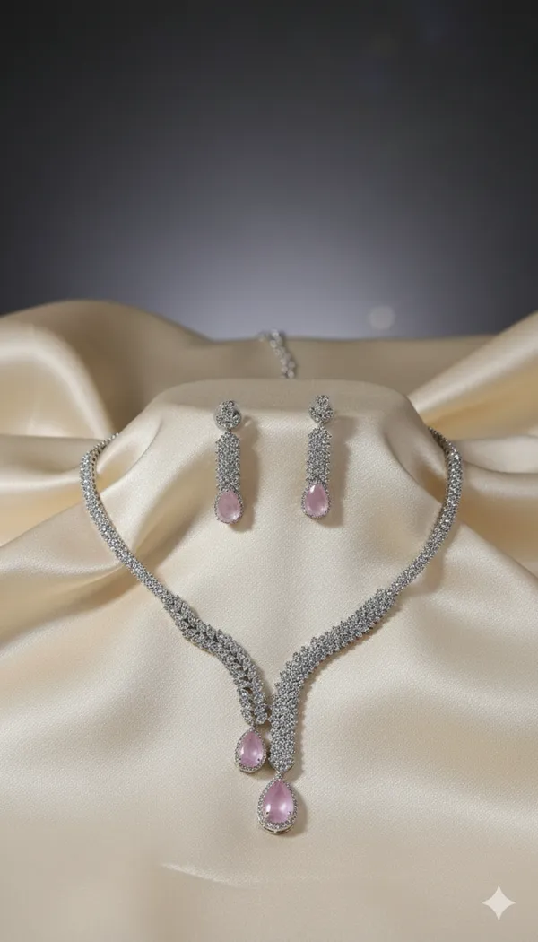 Designer_American_Diamond_Foldable_Necklace_with_Earring_Set_for_Women