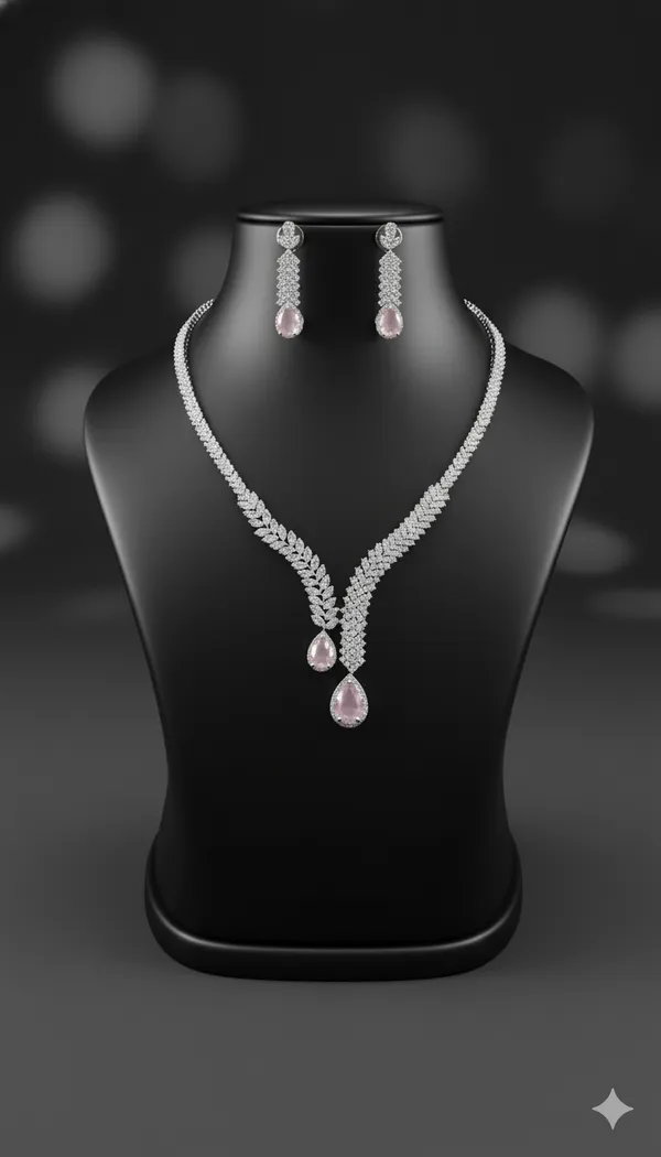 Designer_American_Diamond_Foldable_Necklace_with_Earring_Set_for_Women