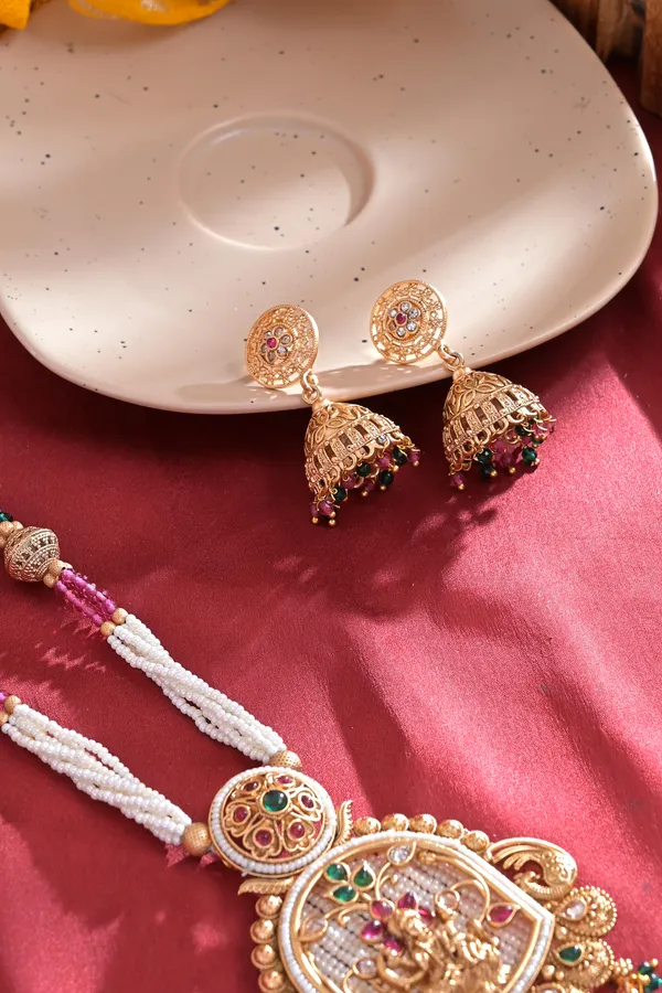 Multicolor_Copper_Brass_Kundan_Necklace_with_Jhumka_Earrings_for_Women