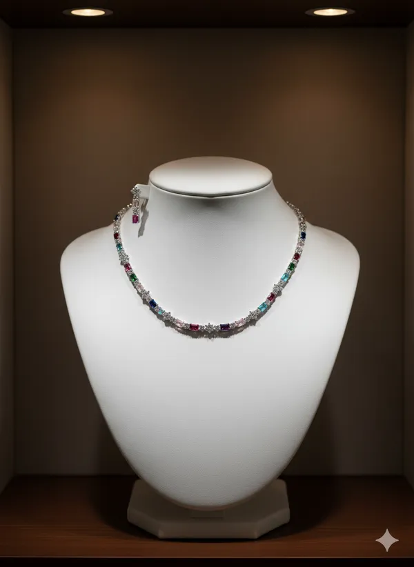 Radiant_Rainbow_Choker_Necklace_with_Earring_Set