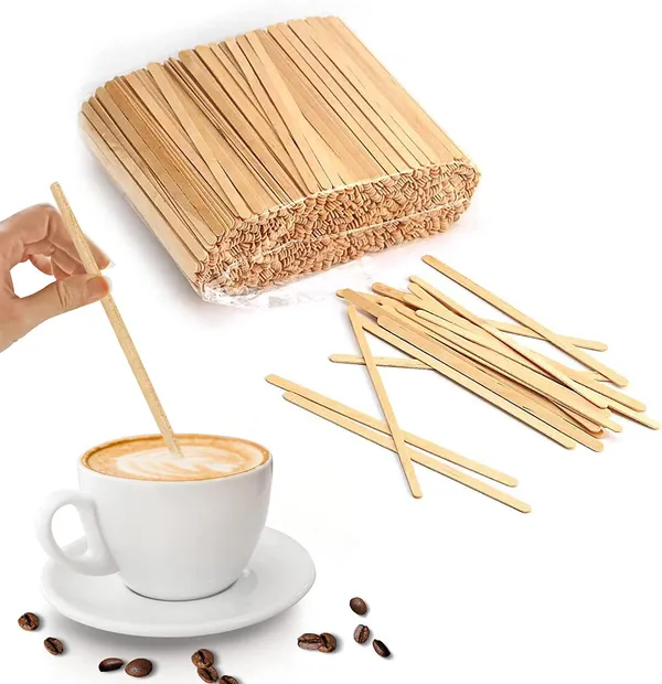 Disposable_Coffee_Stir_Sticks,_500_Pcs_Wooden_Stirrers_For_Coffee,_Tea,_Milk,_Juice,_Diy_Crafts_(4.3Inch/11_Cm)_Pack_Of_500_Sticks