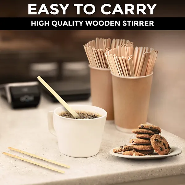 Disposable_Coffee_Stir_Sticks,_500_Pcs_Wooden_Stirrers_For_Coffee,_Tea,_Milk,_Juice,_Diy_Crafts_(4.3Inch/11_Cm)_Pack_Of_500_Sticks