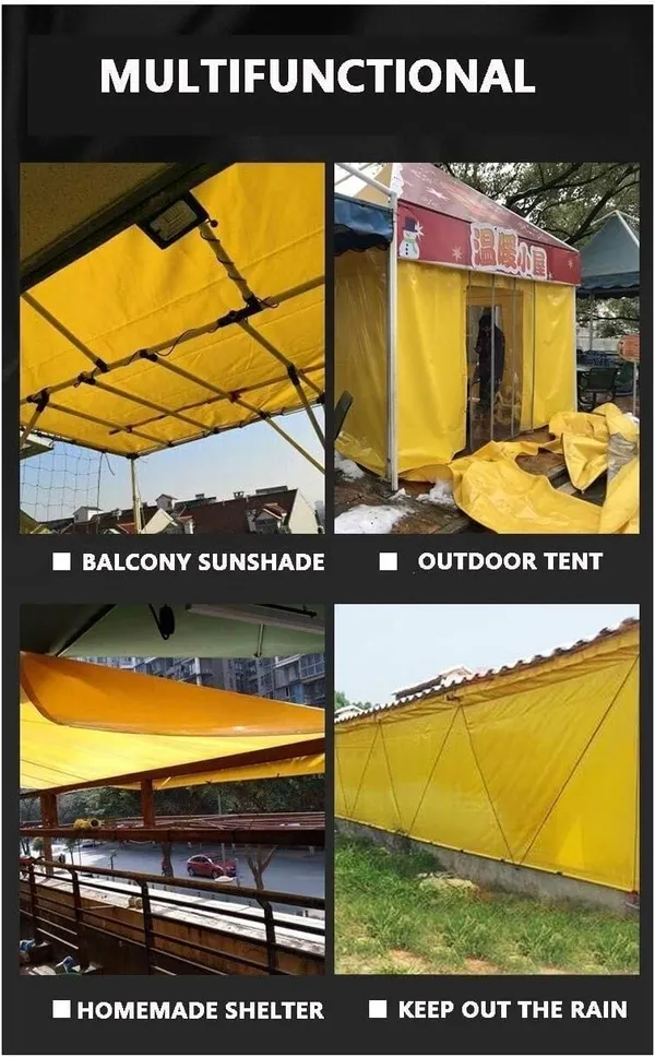 CLassiC_Eco_Friendly_Bags_Smile_12Ft_X_9Ft_Tarpaulin_120_GSM_Virgin_Hdpe_Sheet_Tirpal_Tadpatri_Tharpai_Thadika_Waterproof_Yellow_Extra_Strong,_Reinforced_Eyelets,_Uv_Resistant_(12X9)