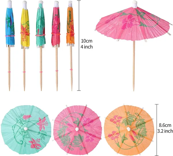 100_Pcs_Cocktail_Drink_Umbrella_Picks_Toothpicks_Colorful_Paper_Hawaiian_Toothpicks_Cocktail_Umbrellas_For_Drinks_Tiki_Party_Decorations