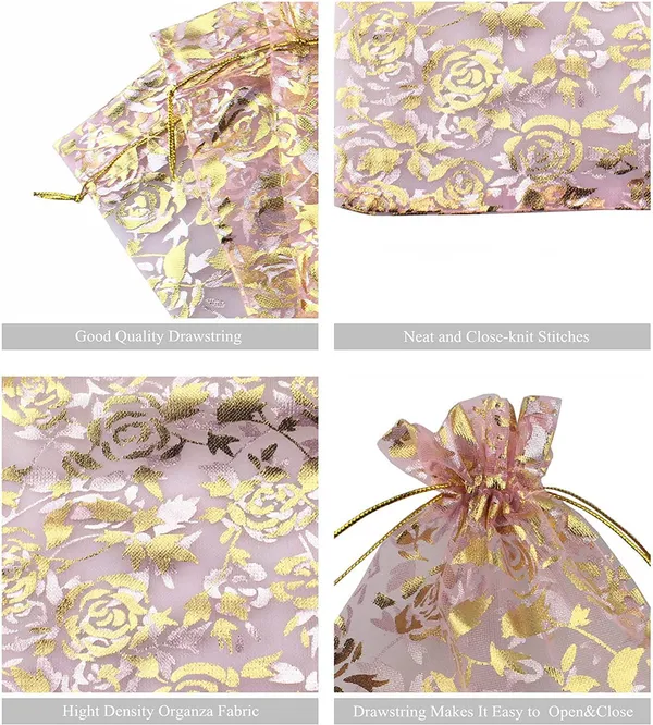 100_Pcs_Potli_Bags,_Organza_Pouches_4X6_Inches_With_Drawstring_Small_Potli_Bags_For_Return_Gifts_For_Wedding|_Party_|Baby_Shower|_Dry_Fruit_Pouches_(Pink)