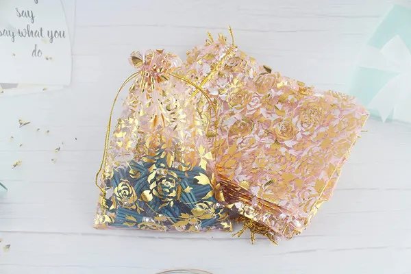 100_Pcs_Potli_Bags,_Organza_Pouches_4X6_Inches_With_Drawstring_Small_Potli_Bags_For_Return_Gifts_For_Wedding|_Party_|Baby_Shower|_Dry_Fruit_Pouches_(Pink)