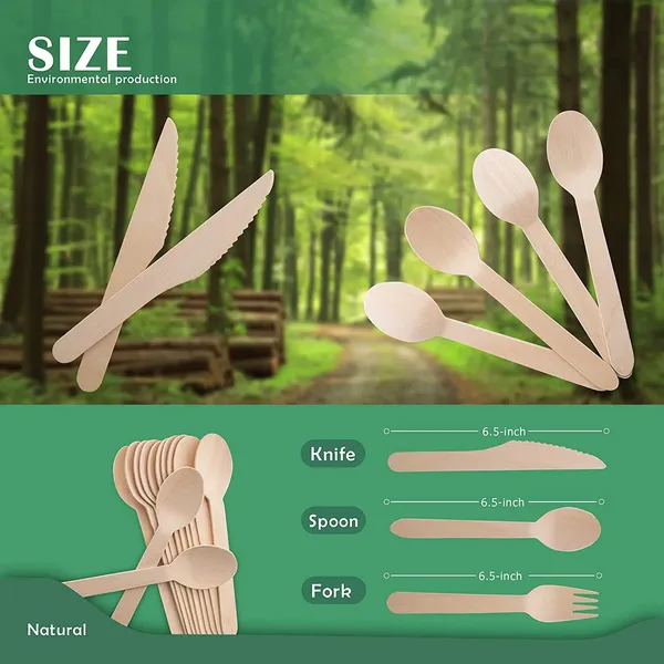 Disposable_Wooden_Cutlery_Spoons_6.25"_Inches/160Mm/16Cm_Pack_Of_200