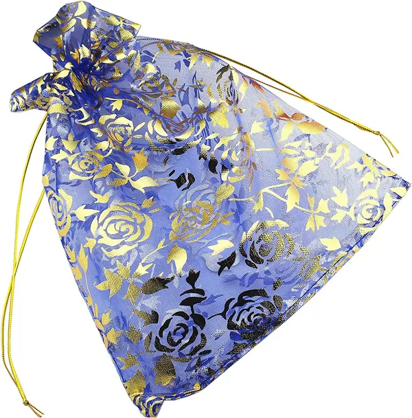 50_Pcs_Potli_Bags,_Organza_Pouches_6X8_With_Drawstring_Small_Potli_Bags_For_Return_Gifts_For_Wedding|_Party_|Baby_Shower|_Dry_Fruit_Pouches_(Lilac_Flower)
