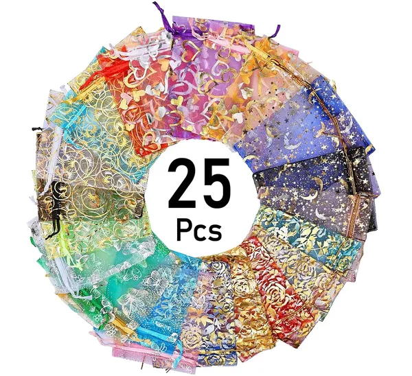Classic_Eco_Friendly_Bags_25_Pcs_Potli_Bags,_Organza_Pouches_4X6_Inches_With_Drawstring_Small_Potli_Bags_For_Return_Gifts_For_Wedding|_Party_|Baby_Shower|_Dry_Fruit_Pouches_(Mixed_Colors,_25)