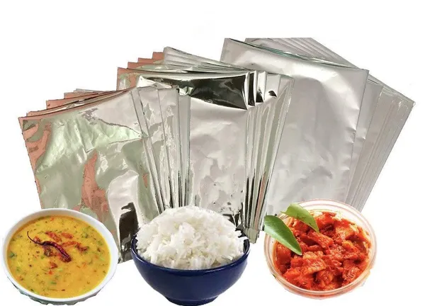 Classic_Eco_Friendly_Bags_200_Pcs_Hot_&_Fresh_6X8_In_Aluminium_Silver_Foil_Plastic_Pouches_Bags,_Zipper_For_Tea,Coffee,Food_Packaging_Metalized_Hot/Dry_Food_Parcel_Bags,_Pack_Of_200_(6X8)
