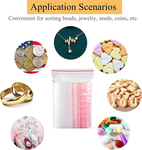 Classic_Eco_Friendly_Bags_3"_X_4"_Small_Ziplock_Plastic_Bags,_200Pcs_Reusable_Clear_Storage_Bags_For_Seeds,_Jewellery,_Samples,_Coins,_Pills,_Snacks_(3"X4")