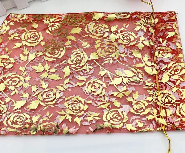 50_Pcs_Potli_Bags,_Organza_Pouches_6X8_Inches_With_Drawstring_Small_Potli_Bags_For_Return_Gifts_For_Wedding|_Party_|Baby_Shower|_Dry_Fruit_Pouches_(Red)