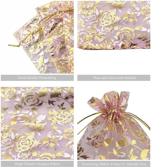 50_Pcs_Potli_Bags,_Organza_Pouches_7_X_9_Inches_With_Drawstring_Small_Potli_Bags_For_Return_Gifts_For_Wedding|_Party_|Baby_Shower|_Dry_Fruit_Pouches_(Pink)_(Pink_Heart)
