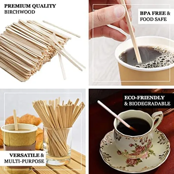 Classic_Eco_Friendly_Bags_Disposable_Coffee_Stir_Sticks,_500_Pcs_Wooden_Stirrers_For_Coffee,_Tea,_Milk,_Juice,_Cocktail_&_Diy_Crafts_(5.5_Inch/14_Cm)_Pack_Of_500_Sticks_(500,_5.5_Inch)