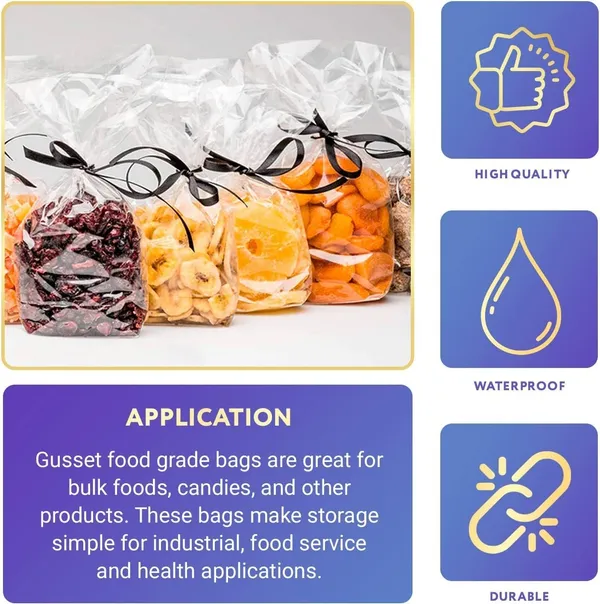 CLassiC_Eco_Friendly_Bags_Virgin_Transparent_Bags|5_X_7_Inch|Use_for_hot_or_cold_Liquid_Packing_Material|250_ml|100_Pieces|Plastic_Polythene_Bags_(5x7-250_Ml,100),Drawstring