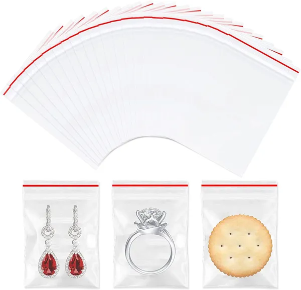 Classic_Eco_Friendly_Bags_2.5"_X_3.5"_Small_Ziplock_Plastic_Bags,_200Pcs_Reusable_Clear_Storage_Bags_For_Seeds,_Jewellery,_Samples,_Coins,_Pills,_Snacks