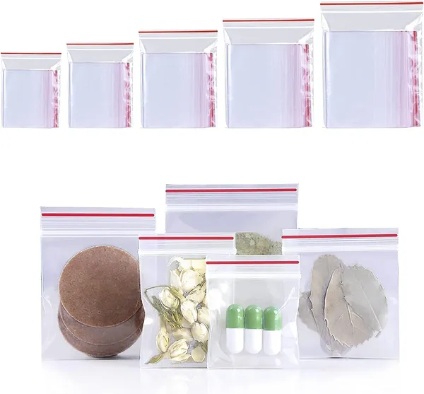 Classic_Eco_Friendly_Bags_2.5"_X_3.5"_Small_Ziplock_Plastic_Bags,_200Pcs_Reusable_Clear_Storage_Bags_For_Seeds,_Jewellery,_Samples,_Coins,_Pills,_Snacks