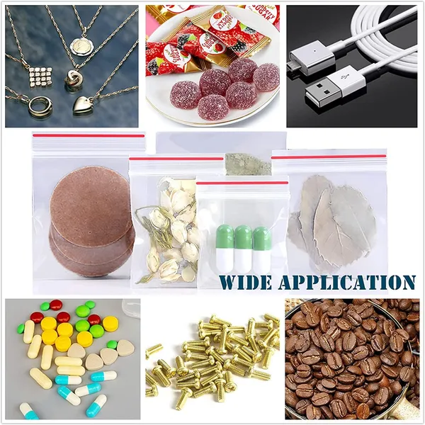Classic_Eco_Friendly_Bags_2"_X_3"_Small_Ziplock_Plastic_Bags,_200Pcs_Reusable_Clear_Storage_Bags_For_Seeds,_Jewellery,_Samples,_Coins,_Pills,_Snacks_(2"X3")