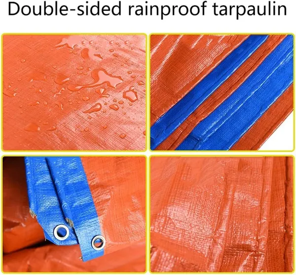 Smile_9FT_X_6FT_Tarpaulins_170_GSM_Virgin_HDPE_Sheet_Tirpal_Tadpatri_Tharpai_Thadika_Waterproof_Orange/Blue_Double_Color_Extra_Strong,_Reinforced_Eyelets,_UV_Resistant_(9X6-170_GSM)