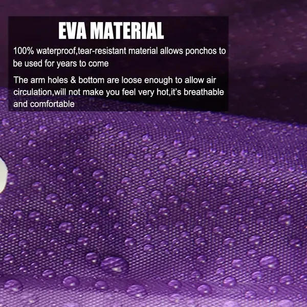 DNY_Rain_Coats_-_Reusable_EVA_Rain_Ponchos_for_Adults_Rain_Jackets_Raincoats_for_Men_&_Women_(Purple)