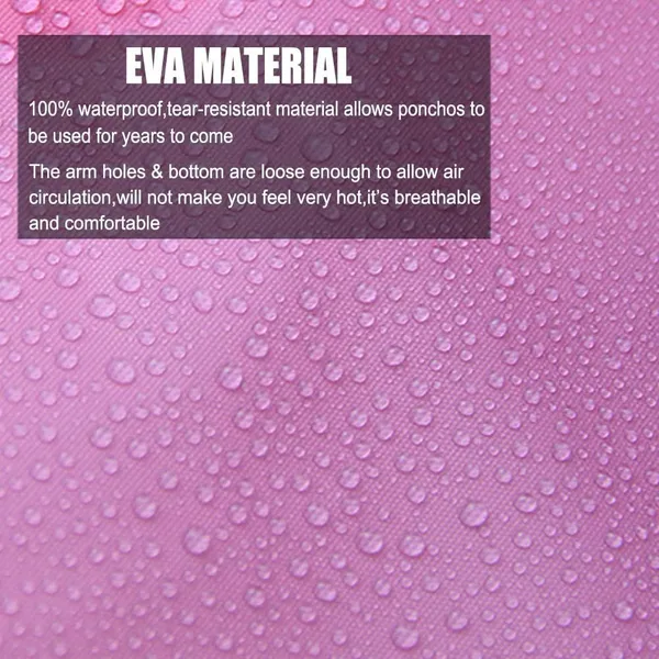 DNY_Rain_Coats_-_Reusable_EVA_Rain_Ponchos_for_Adults_Rain_Jackets_Raincoats_for_Men_&_Women_(Pink)