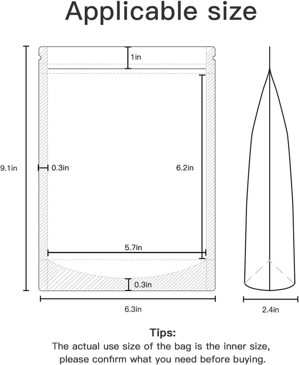 Waterproof,_Leakproof,_Airtight_Multipurpose_Storage_With_Top_Notch_|_Reusable_Zip_Lock_Stand_Up_Pouches_|_Silver_&_Transparent_(20,_500_Grams)