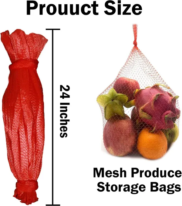 CLassiC_Eco_Friendly_Bags_100Pcs_Onion_Reusable_Mesh_Bags,_Portable_Produce_Bag_Nylon_Mesh,_24_Nylon_Mesh_Net_Bags_For_Vegetables_Seafood_Grocery_Toys_Fruits,_Storage_Poly_Bags_(Medium_24"_Red,_100)