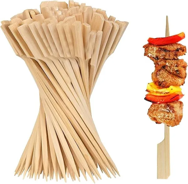 Bamboo_Skewers_100Pcs_Food_Appetizer_Toothpicks_Wide_Flat_Paddle_Bamboo_Wood_Picks_For_Cocktail_Appetizers_Fruit_Sandwich_Barbeque_Snacks,_Fondue_4_Inches