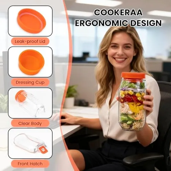 Salad_To_Go_Food_Container_�??_Durable_Food_Grade_Salad_Jar_with_Side_Opening_�??_Anti-Sogging_Food_Containers_for_Lunch,_Meal_Prepping_�??_Non-BPA_Dishwasher_and_Microwave_Safe_Tritan_(Red)