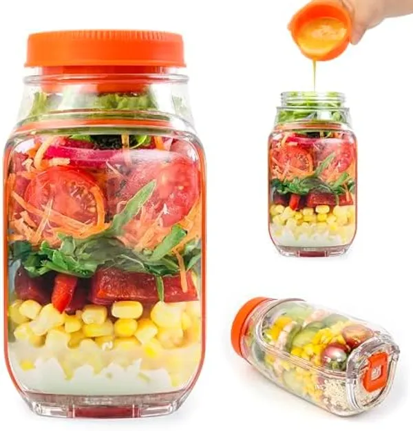 Salad_To_Go_Food_Container_�??_Durable_Food_Grade_Salad_Jar_with_Side_Opening_�??_Anti-Sogging_Food_Containers_for_Lunch,_Meal_Prepping_�??_Non-BPA_Dishwasher_and_Microwave_Safe_Tritan_(Red)