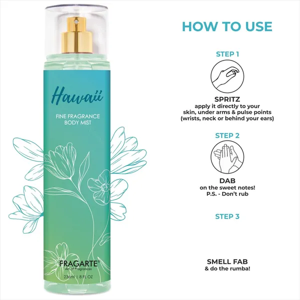 Fragarte__Hawaii_Body_Mist__For_Unisex