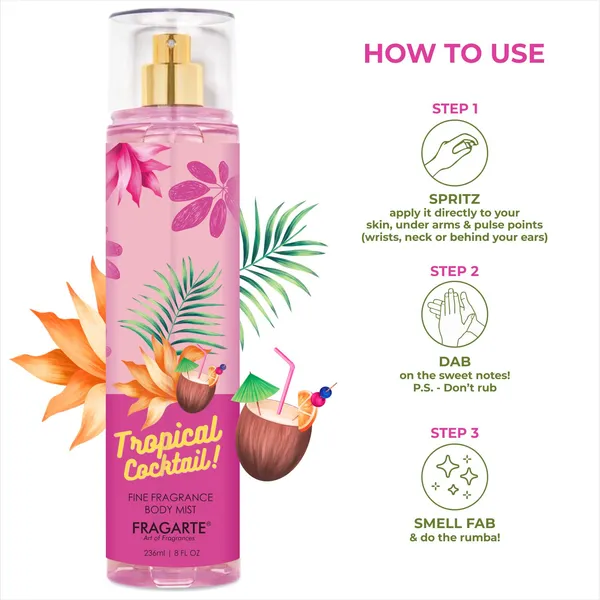 Fragarte__Tropical_Cocktail_Body_Mist_For_Unisex