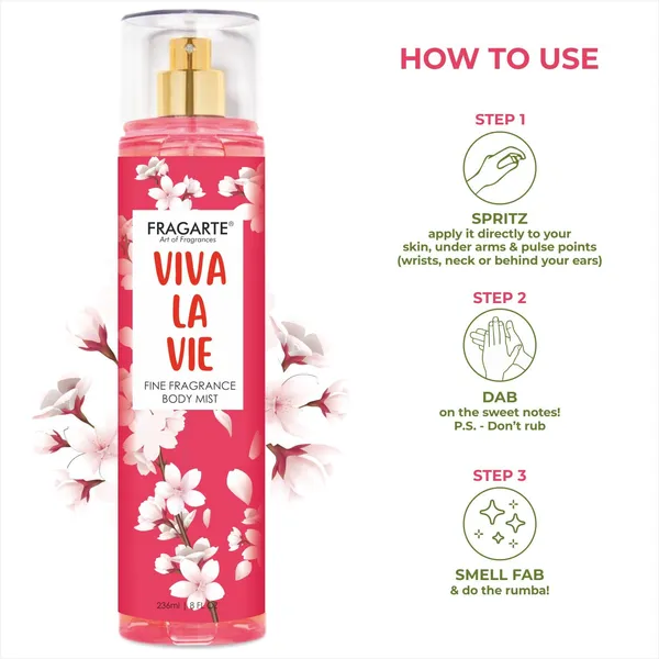 Fragarte___Viva_La_Vie_Body_Mist_For_Unisex
