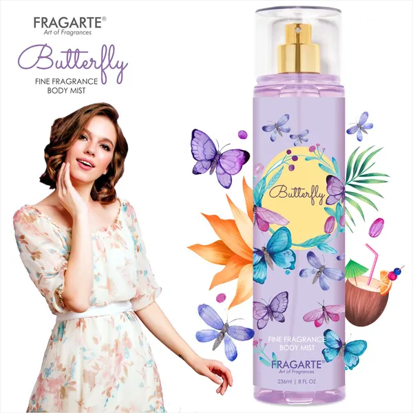 Fragarte__Butterfly__Body_Mist_For_Unisex