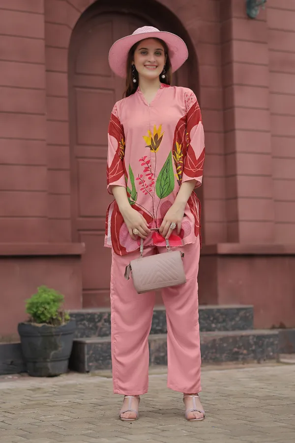 Rust_Rayon_Printed_Co-Ords_Set_For_Women