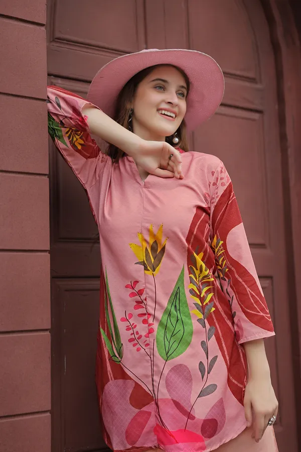 Rust_Rayon_Printed_Co-Ords_Set_For_Women