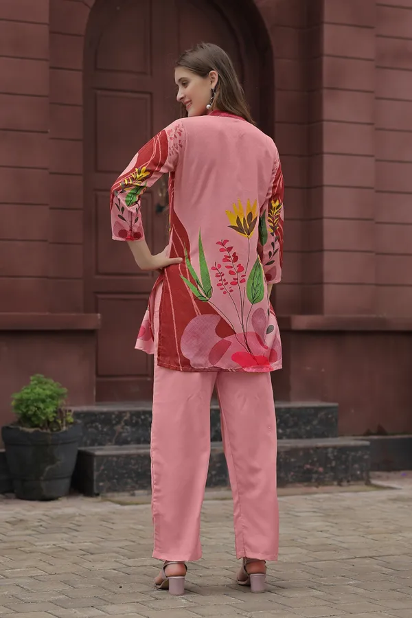 Rust_Rayon_Printed_Co-Ords_Set_For_Women