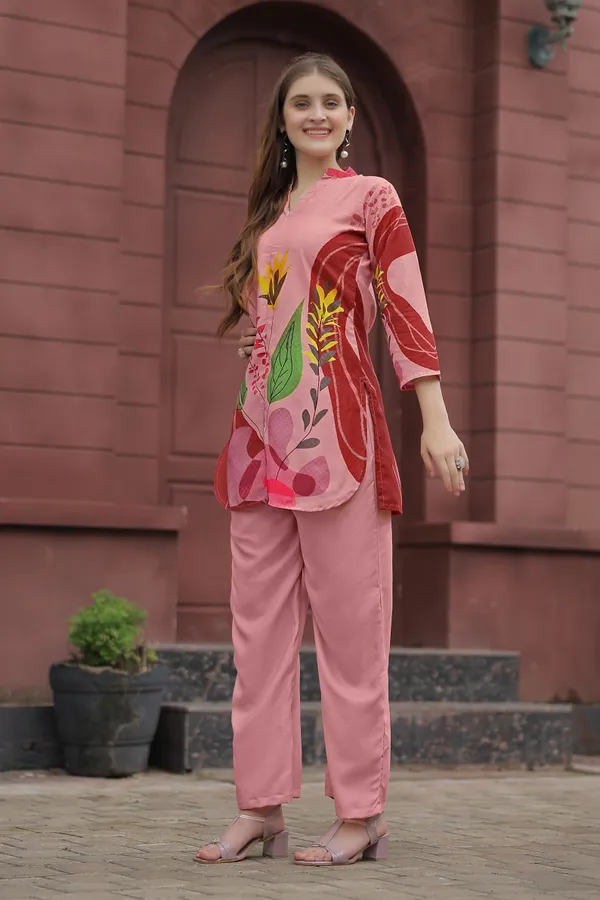 Rust_Rayon_Printed_Co-Ords_Set_For_Women