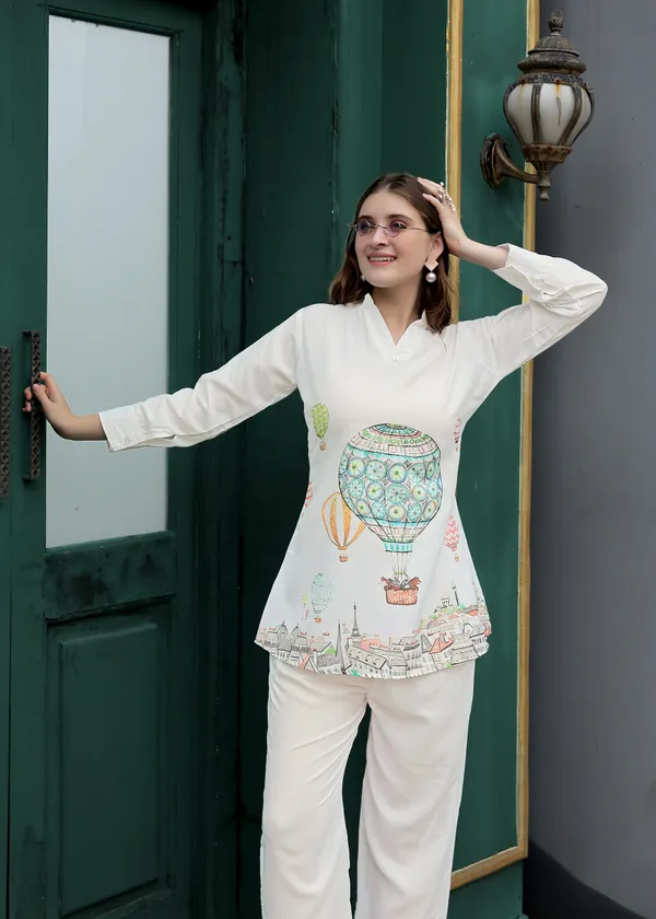 White_Regural_Fit_nature_Printed_Co-ord_Set_For_Womne