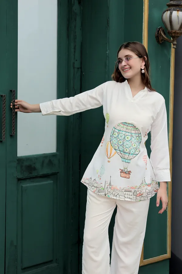 White_Regural_Fit_nature_Printed_Co-ord_Set_For_Womne